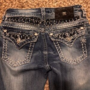 Miss Me Flare Jeans in Classic Blue